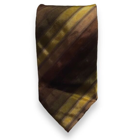 NWT - Vintage Salvatore Ferragamo Striped Silk Tie